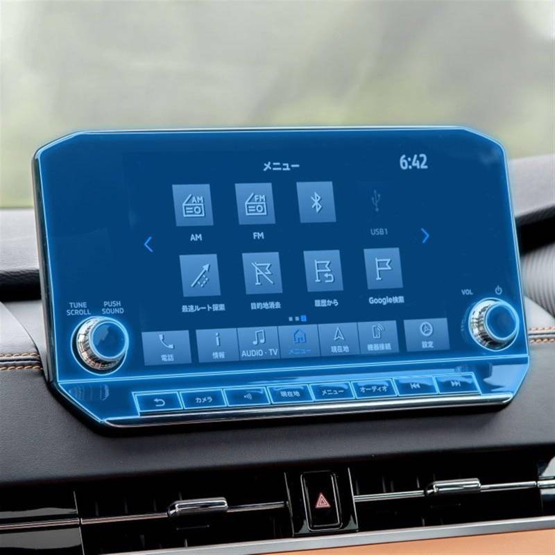 MINJKL Kompatibel Mit Mitsubishi Für Outlander 2022 2023 Auto-GPS-Navigation, Schutzfolie, LCD-Bildschirm, TPU-Filmschutz, Anti-Fingerabdruck-Folie PPF Folie für Autonavigation(color1) von MINJKL