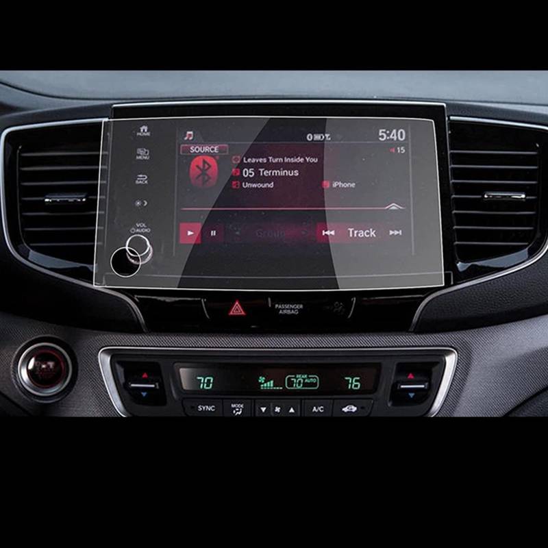 MINJKL Kompatibel Mit Ridgeline 2021 2022 2023 GPS-Navigation Displayschutzfolien Center Touch Display Gehärtetes Glas Schutzfolie Refit Folie für Autonavigation von MINJKL