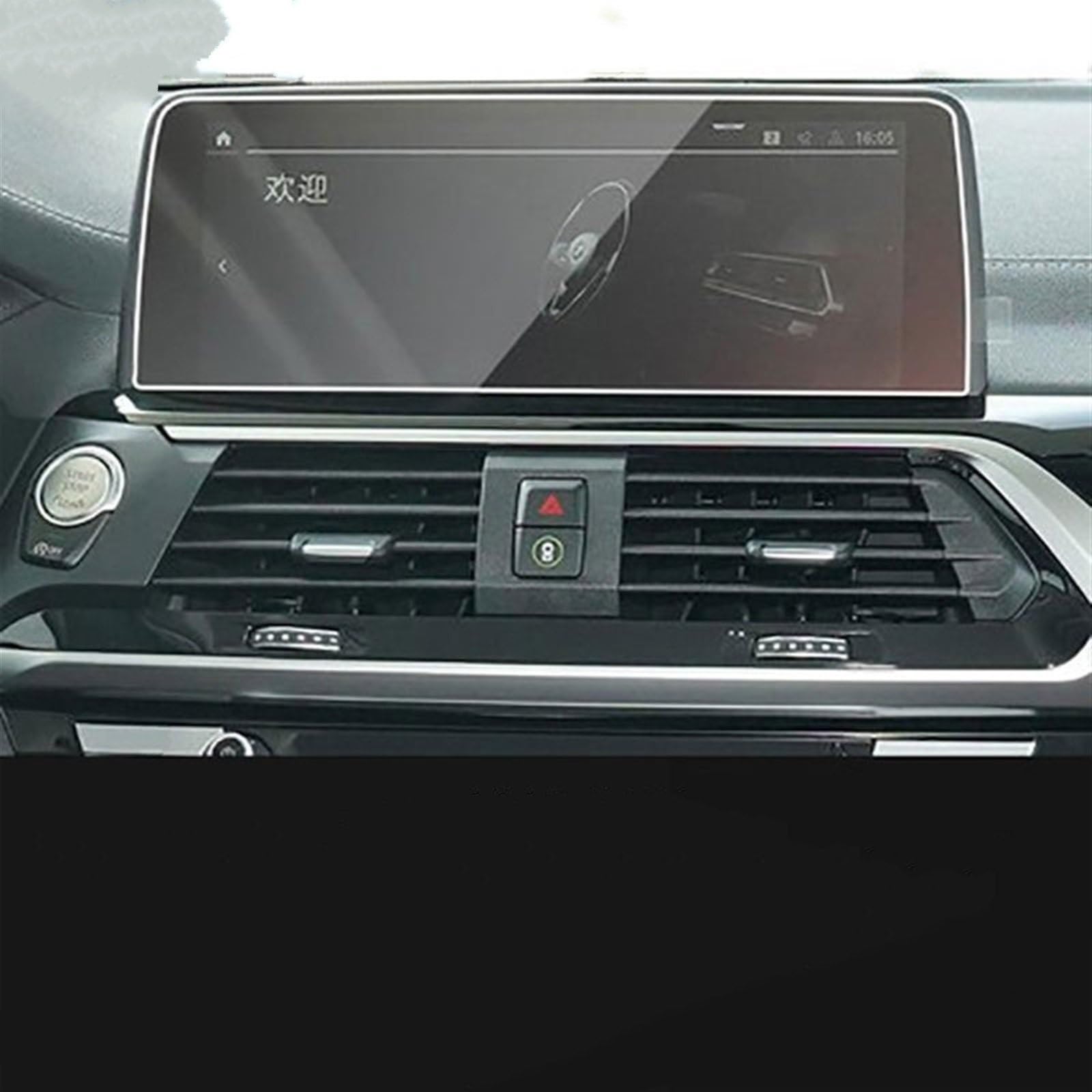 MINJKL Kompatibel Mit X1 X2 X3 X4 X5 X6 X7 Zentrale Steuerplatine GPS-Navigation Gehärtetes Glas Schutzfolie Auto-Innenaufkleber Refit Folie für Autonavigation(3) von MINJKL