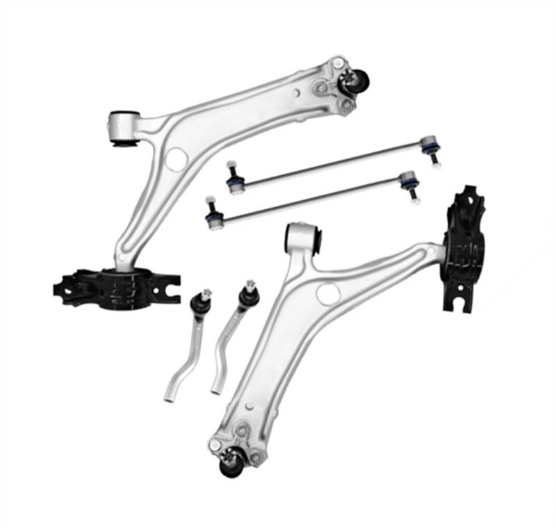 MINJKL Lenker Radaufhängung Kompatibel Mit Accord 2018 2019 2020 2021 51360TVAA04 51350TVAA04 Front Lower Arm Buchsen Stabilisator Link Spurstangenkopf Suspension Kit von MINJKL