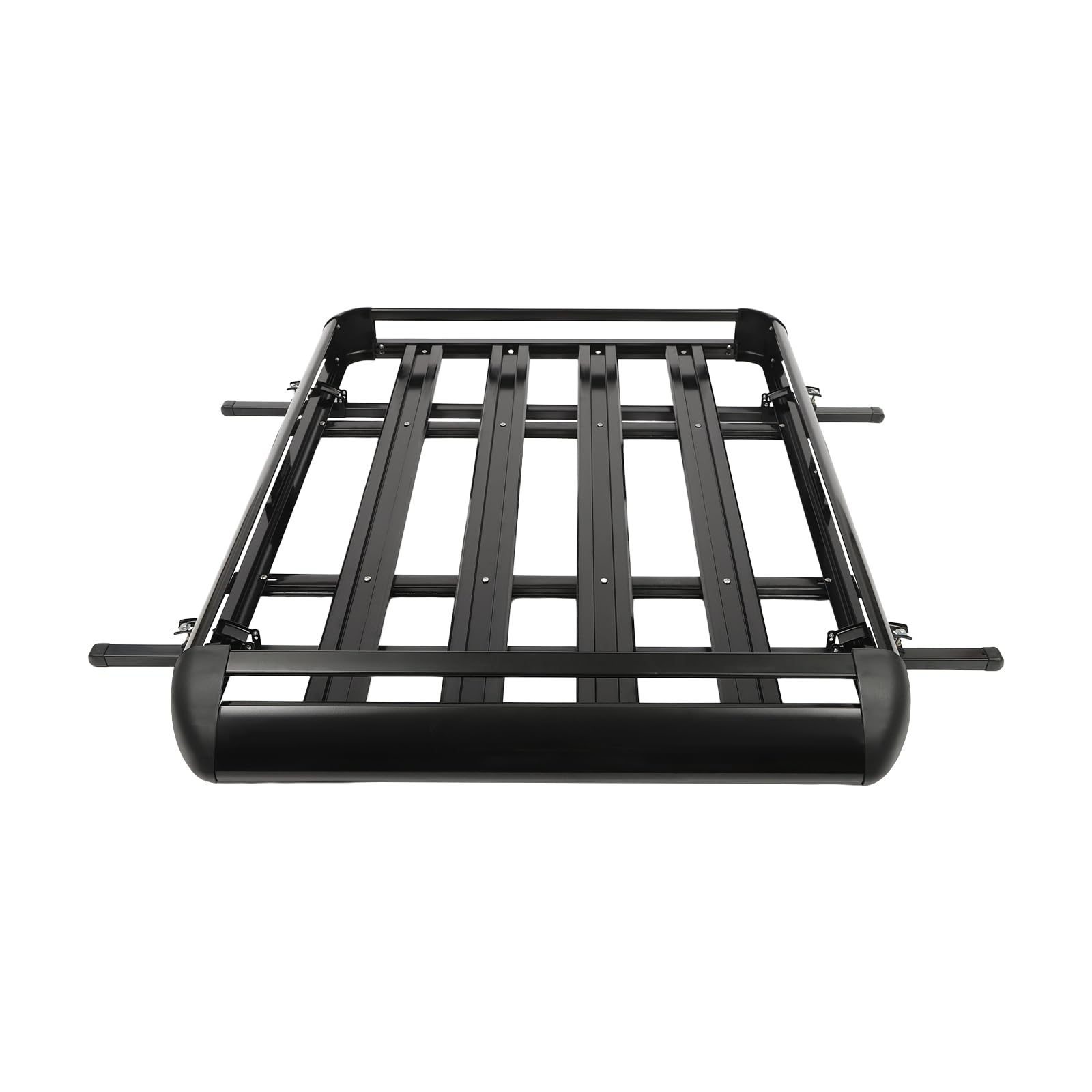 MINRS Aluminium Dachgepäckträger Korb, Dachkorb Auto, Fracht Relingträger Universal Gepäckkorb für Dachbox Auto bis 150kg 140 x 135 cm, Aluminium Dachgepäckträger für SUV-Universalmodelle Geeignet von MINRS