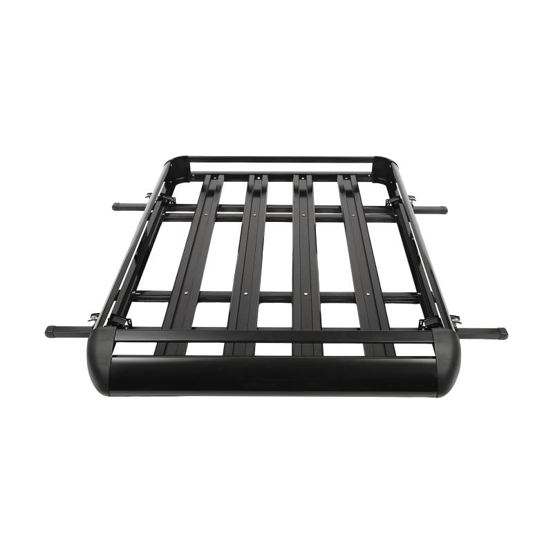 MINRS Aluminium Dachgepäckträger Korb, Dachkorb Auto, Fracht Relingträger Universal Gepäckkorb für Dachbox Auto bis 150kg 140 x 135 cm, Aluminium Dachgepäckträger für SUV-Universalmodelle Geeignet von MINRS