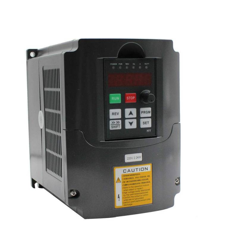 MINUS ONE Frequenzumrichter Variable Frequency Driver VFD 220V Professional Frequenzwandler Inverter Antrieb für Spindelmotor (2.2KW 3HP) von MINUS ONE