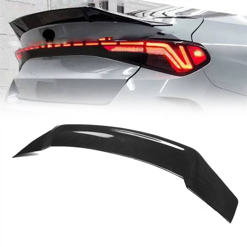 Car Rear Trunk Lip Boot Wing Lip Extension Tail Wing Decoration for Kia K5 LX LXS GT Ex 5Th Gen 2021-2022, MINZEEZ, Carbon Fiber von MINZEEZ