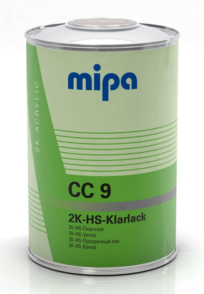 MIPA 2K-HS-Klarlack CC 9 schnelltrocknend Hochglanz Autolack Lack 1 Liter von MIPA