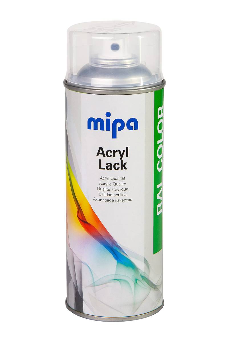 MIPA – Acryllack RAL Spray des der Farbe RAL7001 400 ml – Grau Silber von MIPA