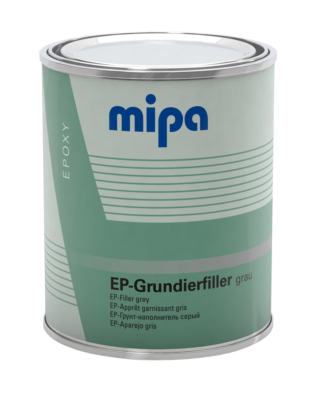 MIPA EP Grundierfiller 1 Liter hellgrau ca. RAL 7032 Autolacke Füller 227510000 von MIPA