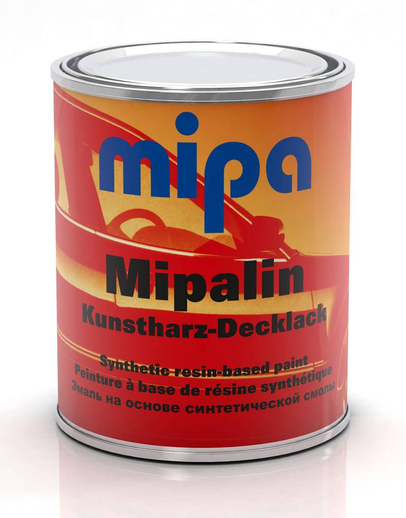 MIPA Mipalin Kunstharz Decklack RAL 1021 Rapsgelb 1 Liter Autolack Lack von MIPA