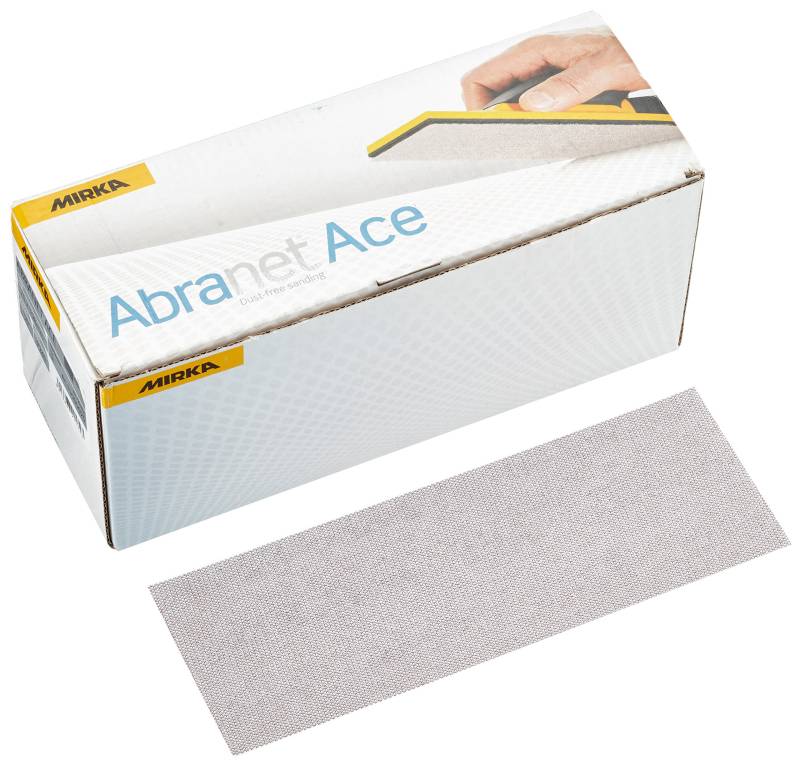 MIRKA AC15005025 2976215 Abranet Ace Klettverschluss, Grip P240, 70mm x 198mm, 50 Stück von MIRKA