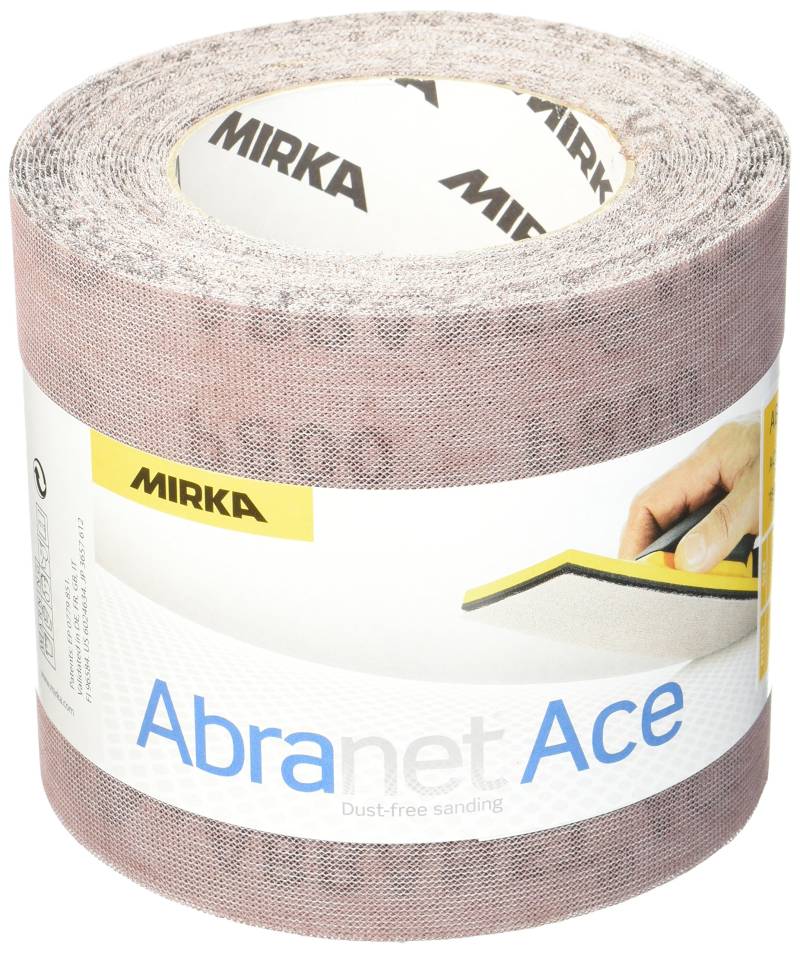 MIRKA AC5BY001813R Abranet ACE x 10 m Grip Rolle P800, 115 mm von MIRKA