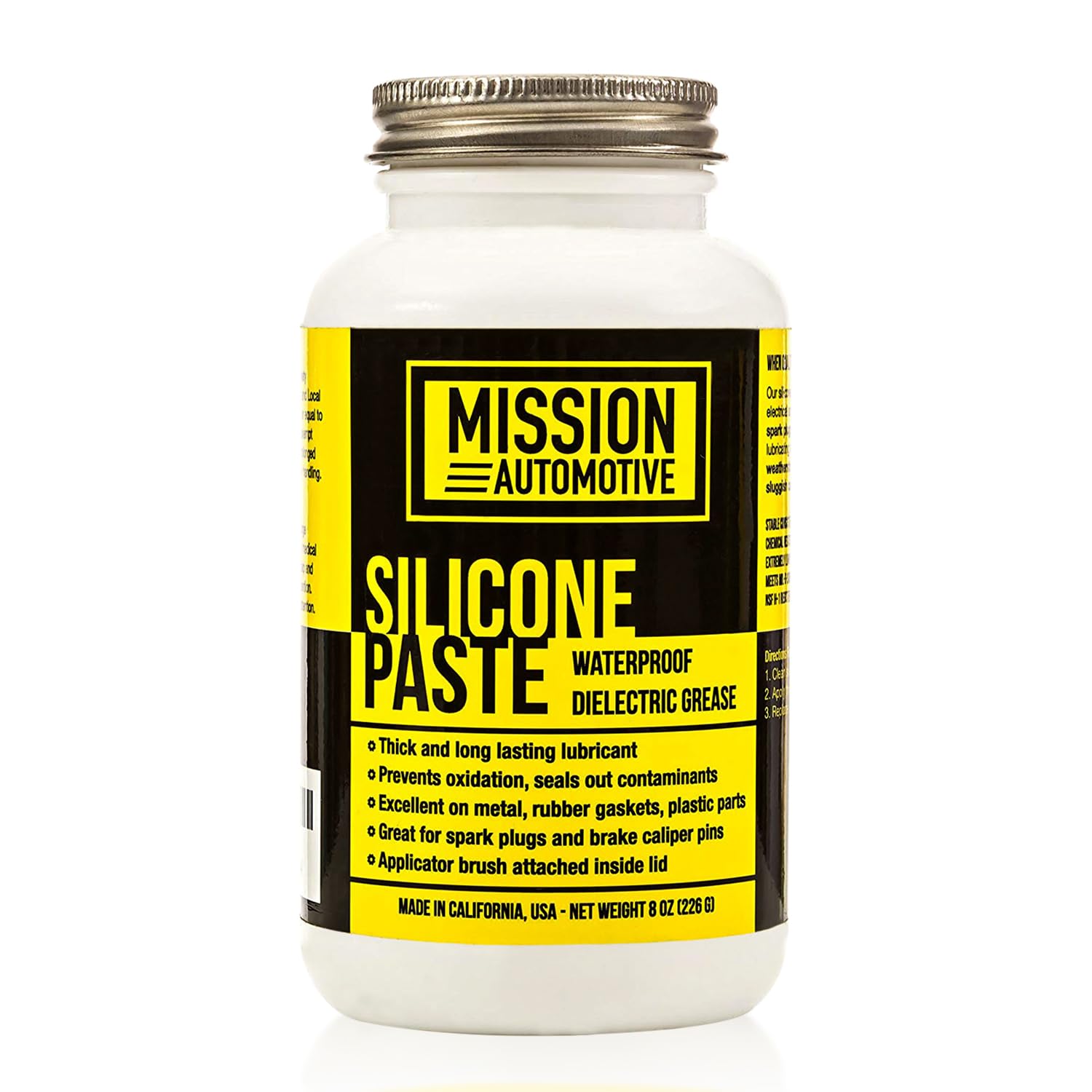 Mission Automotive Dielectric Grease/Silicone Paste/Waterproof Marine Grease (8 Oz.) Made in USA- Excellent Silicone Grease von MISSION AUTOMOTIVE