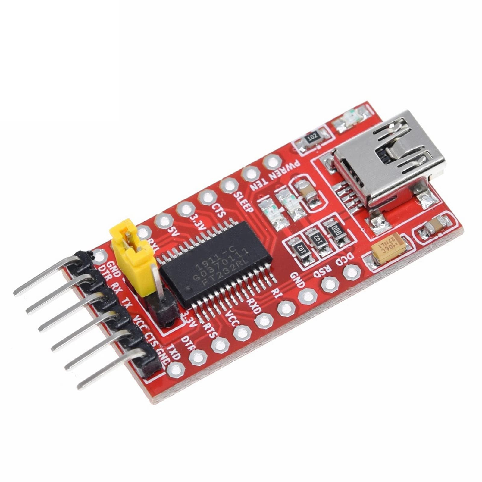 FT232RL USB 3 3 V 5 5 V Zu TTL Serielles Adaptermodul Für USB Zu TTL 232 Adapter von MISUVRSE