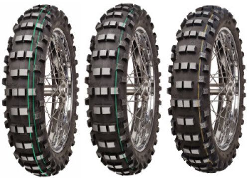 MITAS EF-07 SUPER LIGHT 120/90 - 18 TT 71R GREEN STRIPE REAR von MITAS