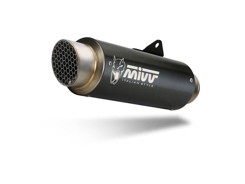 Auspuff Mivv Full System 1x1 GPpro Black Standard Kompatibel mit YAMAHA MT-125 2020 > 2021 Euro5 von MIVV