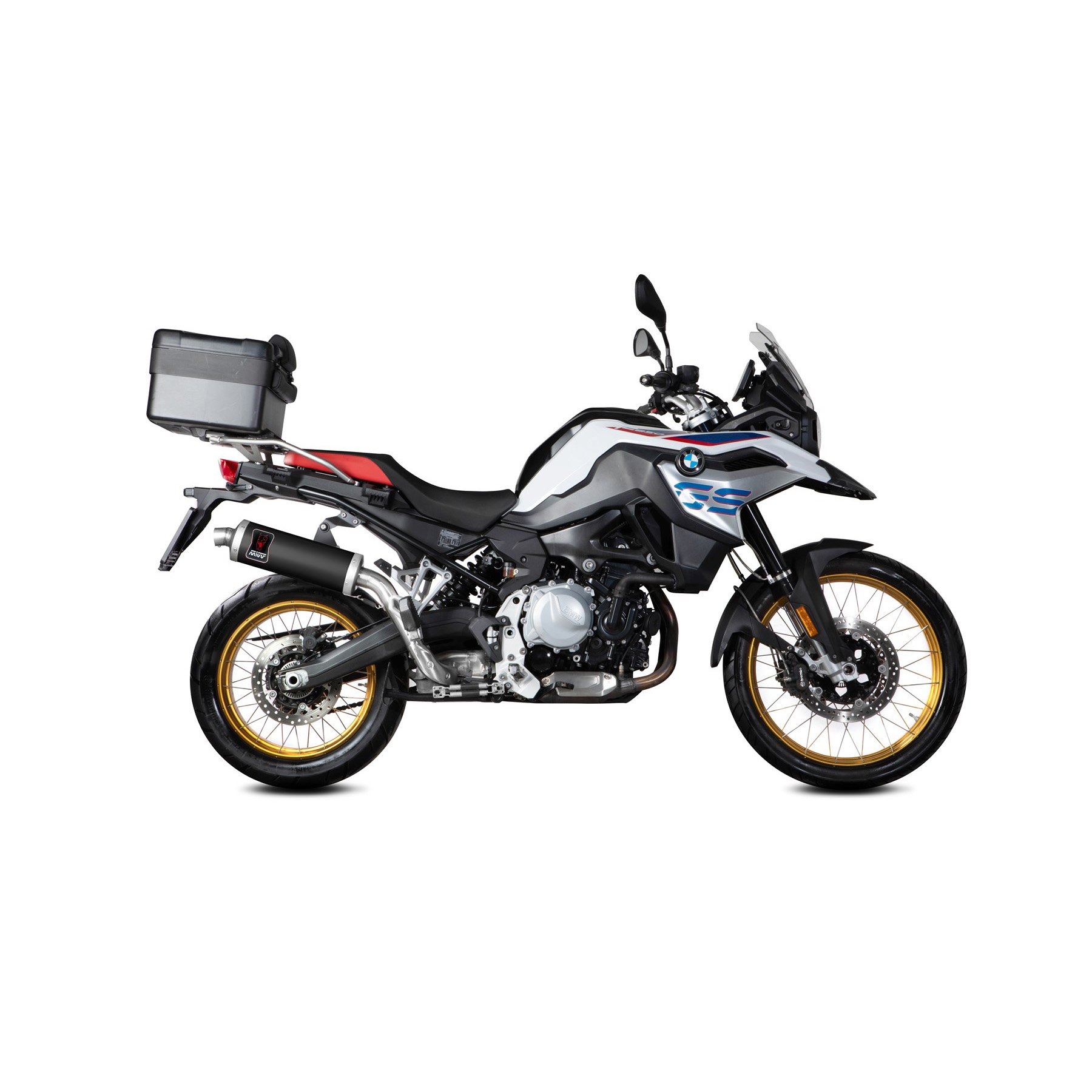 MIVV Auspuff Dakar schwarz für BMW F 750/850 GS 2018-2024 von MIVV