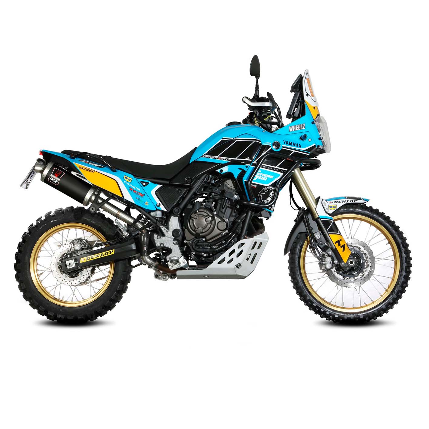 MIVV Auspuff Dakar schwarz für Yamaha Tenere 700 2019-2023 von MIVV