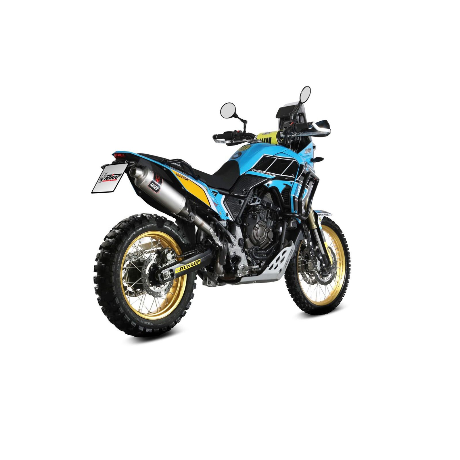 MIVV Auspuff Dakar silber für Yamaha Tenere 700 2019-2023 von MIVV