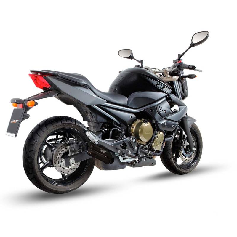 MIVV Auspuff Double Gun schwarz für Yamaha XJ 6 /Diversion /F 200 von MIVV