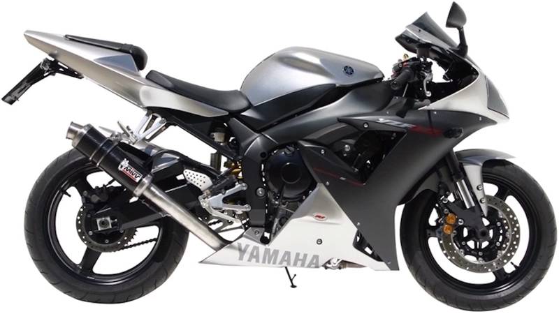 MIVV Auspuff Gp Carbon kompatibel mit Yamaha Yzf 1000 R1 2002 2003 von MIVV