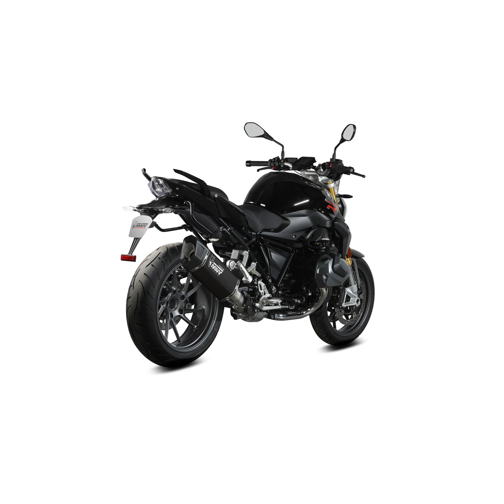 MIVV Auspuff SR-1 Titan schwarz/Carbon für BMW R 1250 R/RS von MIVV