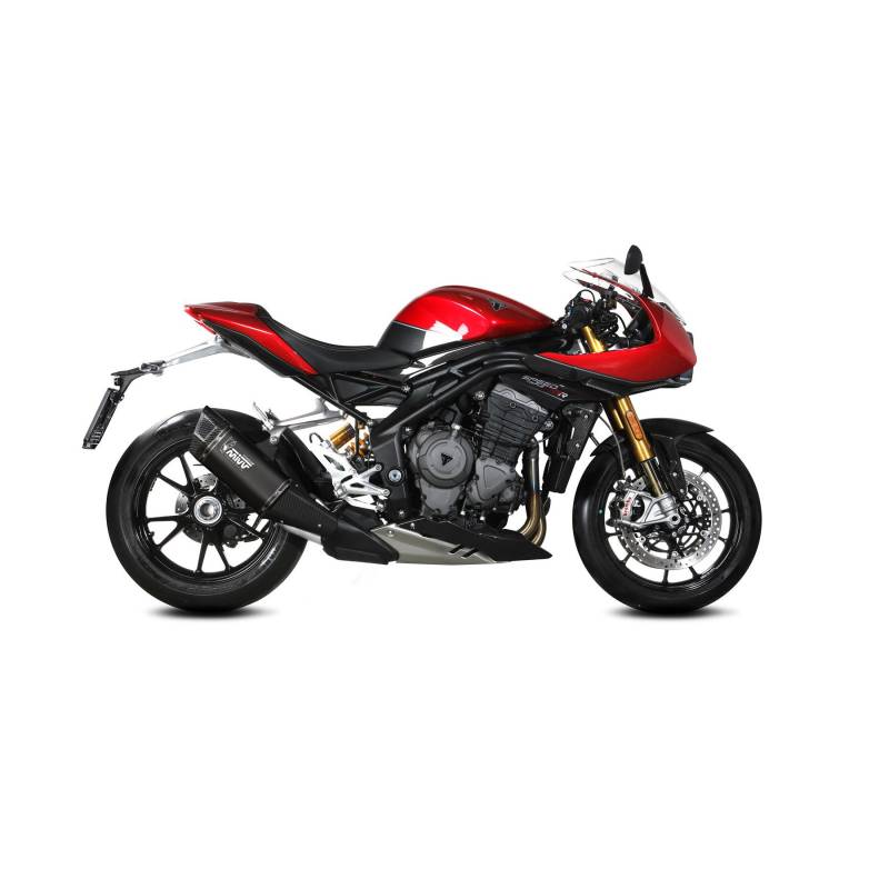 MIVV Auspuff SR-1 Titan schwarz/Carbon für Speed Triple 1200 21-2 von MIVV