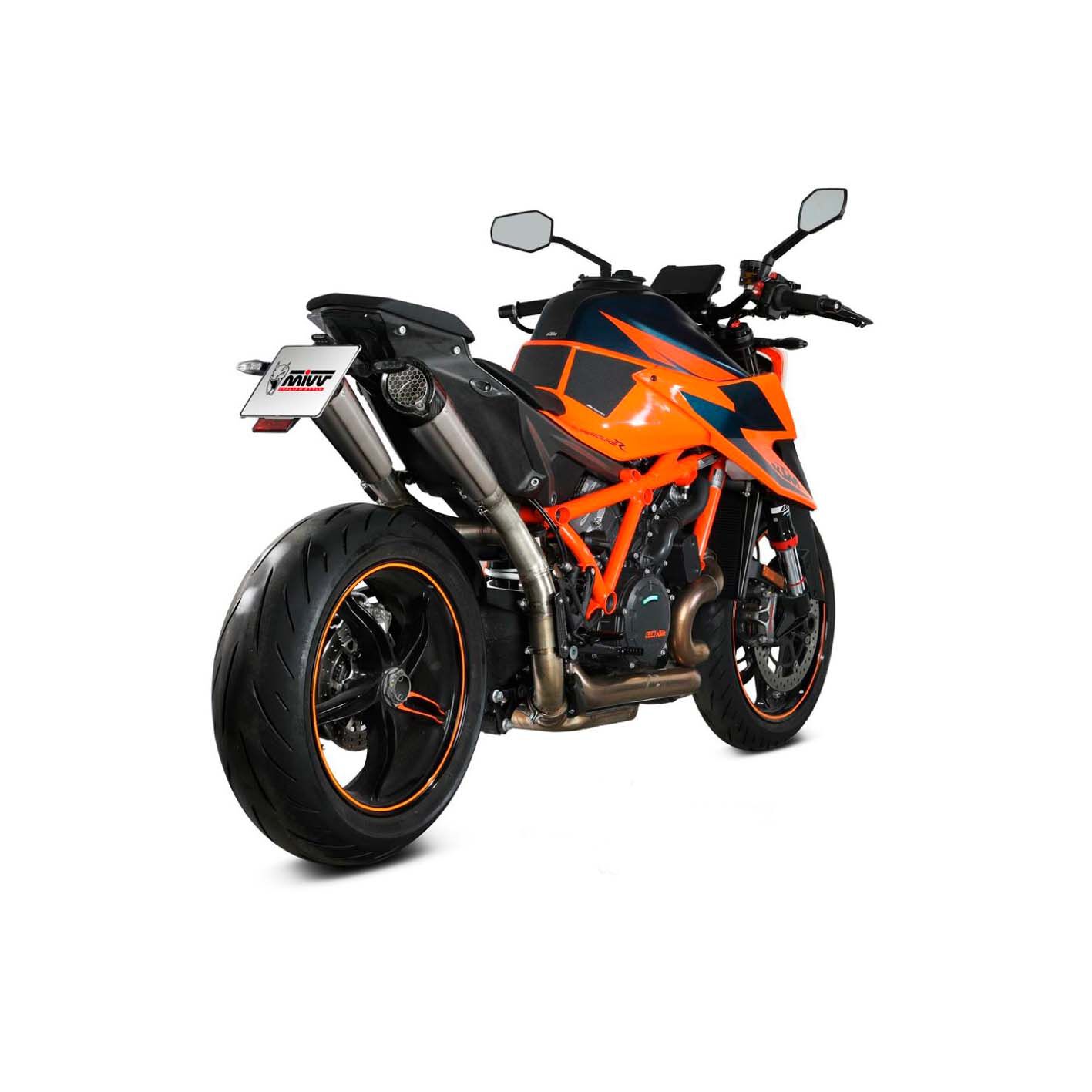 MIVV Auspuff XM5 Paar Titan hoch für KTM 1290 Superduke 2020- von MIVV