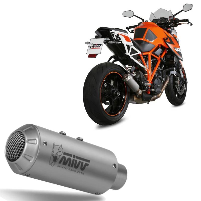 MIVV Auspuff mk3 INOX kompatibel mit ktm 1290 Superduke 2017 2018 2019 von MIVV