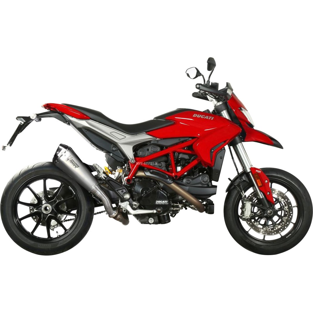 MIVV Delta Race Auspuff D.043.KDRX silber für Hypermotard 939 von MIVV