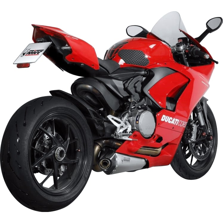 MIVV Delta Race Auspuff D.046.KDRX silber für V2 Panigale/Streetf von MIVV