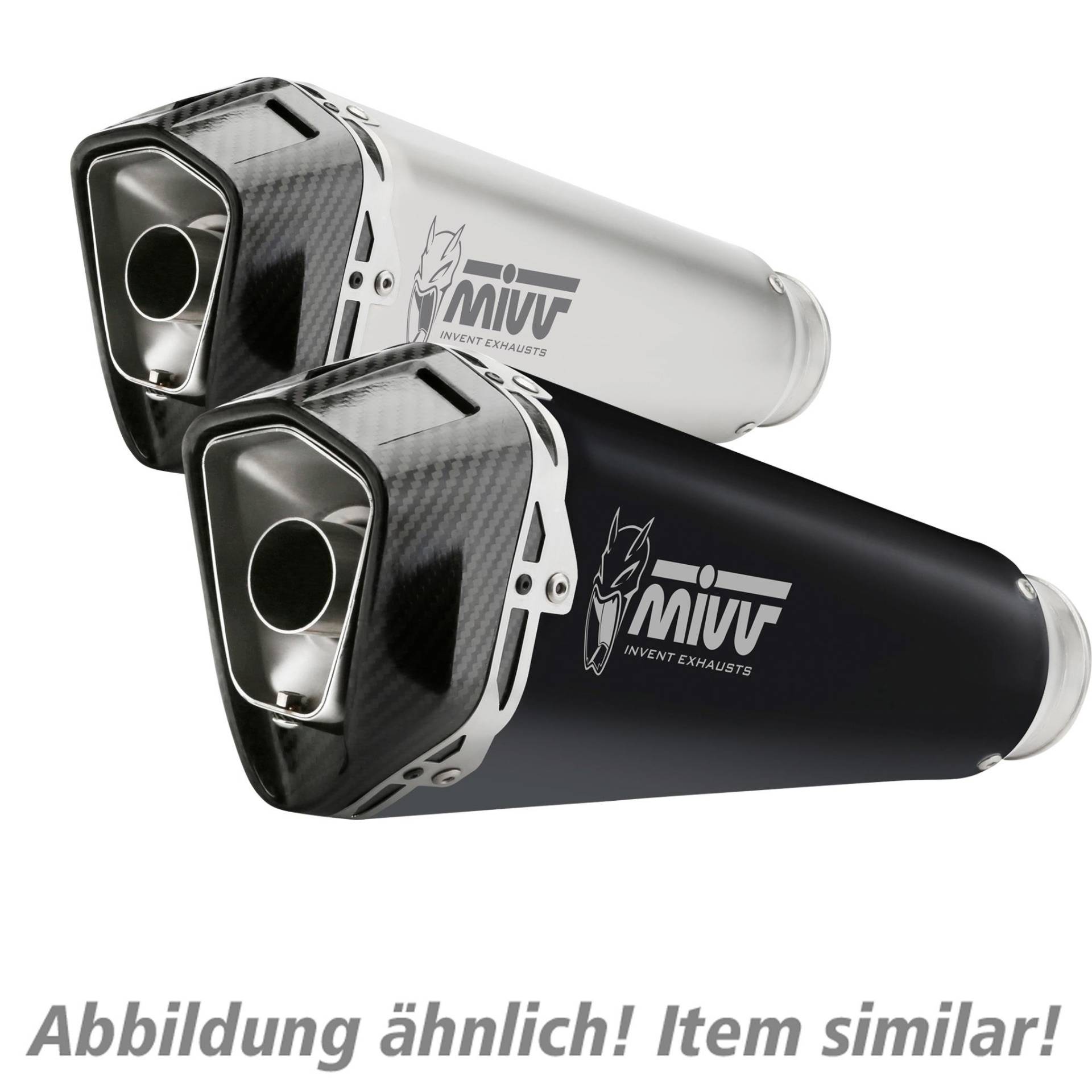 MIVV Delta Race Auspuff H.072.KDRX 4-1 silber für CB/CBR 650 R von MIVV