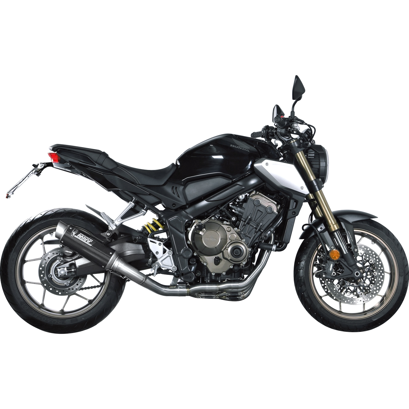 MIVV GP Pro Auspuff H.072.K2P 4-1 Carbon für CB/CBR 650 R 2019- von MIVV