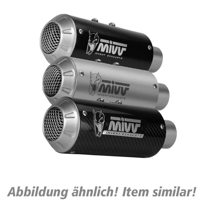 MIVV MK3 Auspuff Paar schwarz H.069.LM3B für Honda CB 1000 R SC80 von MIVV