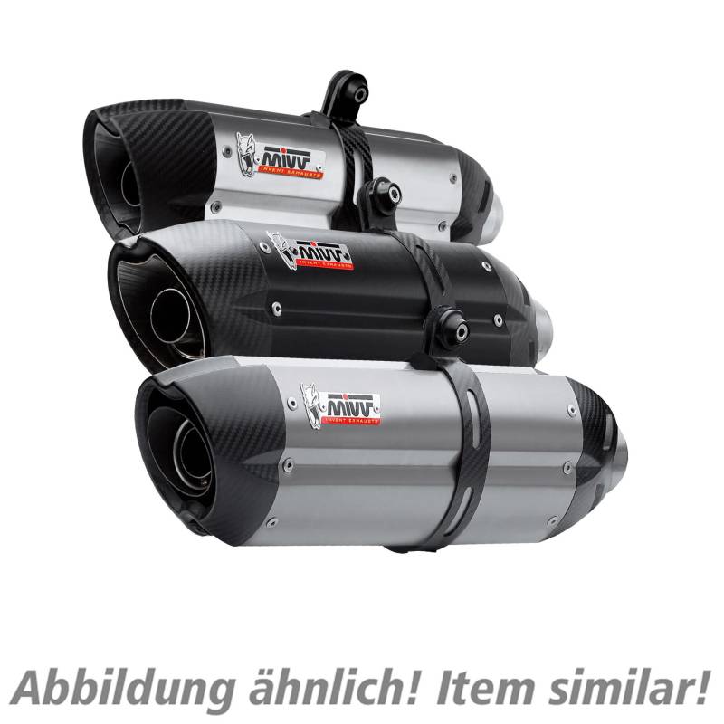 MIVV Suono Auspuff 1-1 schwarz H.060.K9 für Honda CBR 125 R JC50 von MIVV