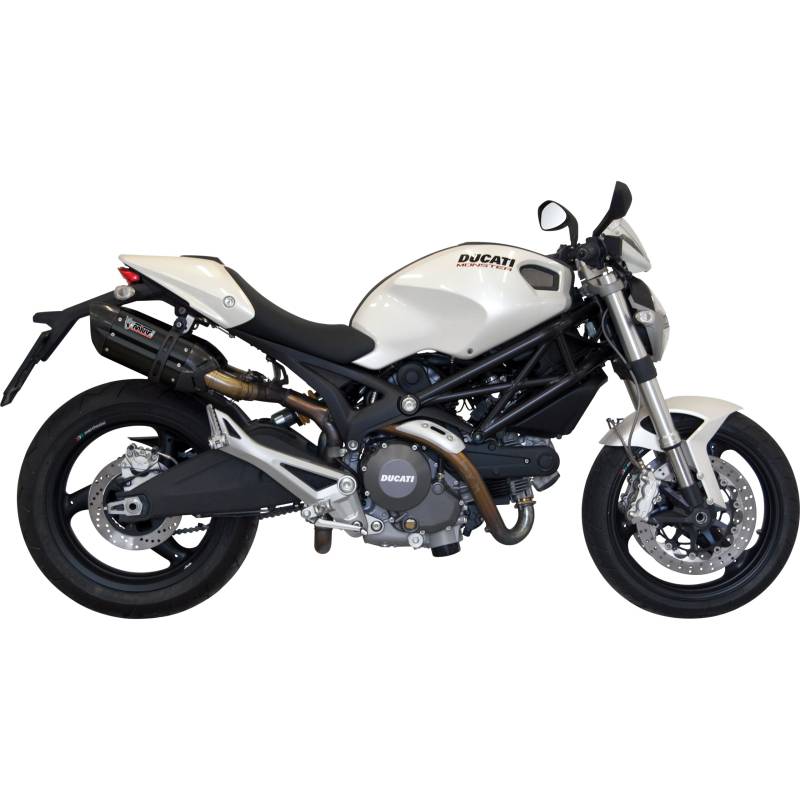 MIVV Suono Auspuff Paar schwarz D.023.K9 für Ducati Monster 696 von MIVV