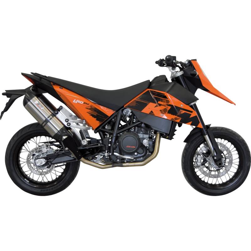 MIVV Suono Auspuff Paar silber KT.003.K7 für KTM SM 690 2007-2012 von MIVV