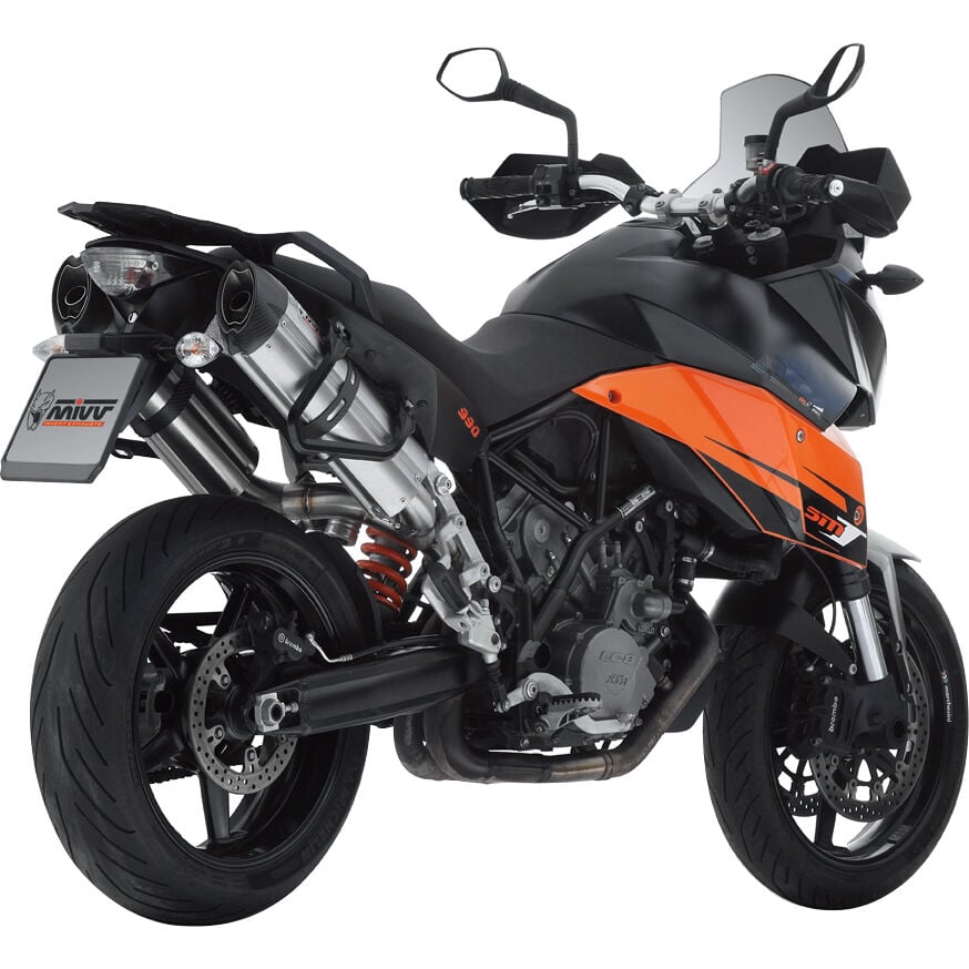 MIVV Suono Auspuff Paar silber KT.013.K7 für KTM 990 SMT von MIVV