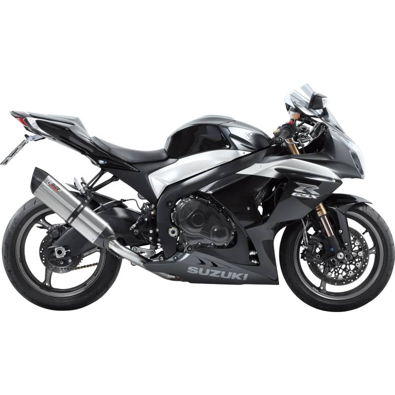 MIVV Suono Auspuff Paar silber S.034.K7 für GSX-R 1000 2009-2011 von MIVV