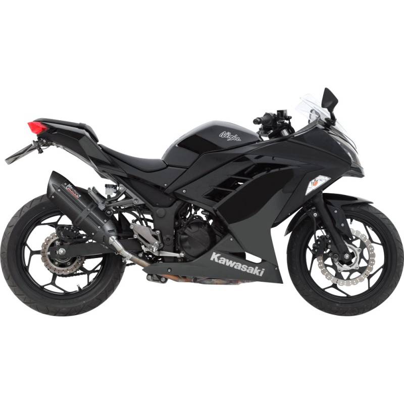 MIVV Suono Auspuff schwarz K.038.L9 für Kawasaki Z/Ninja 300 von MIVV