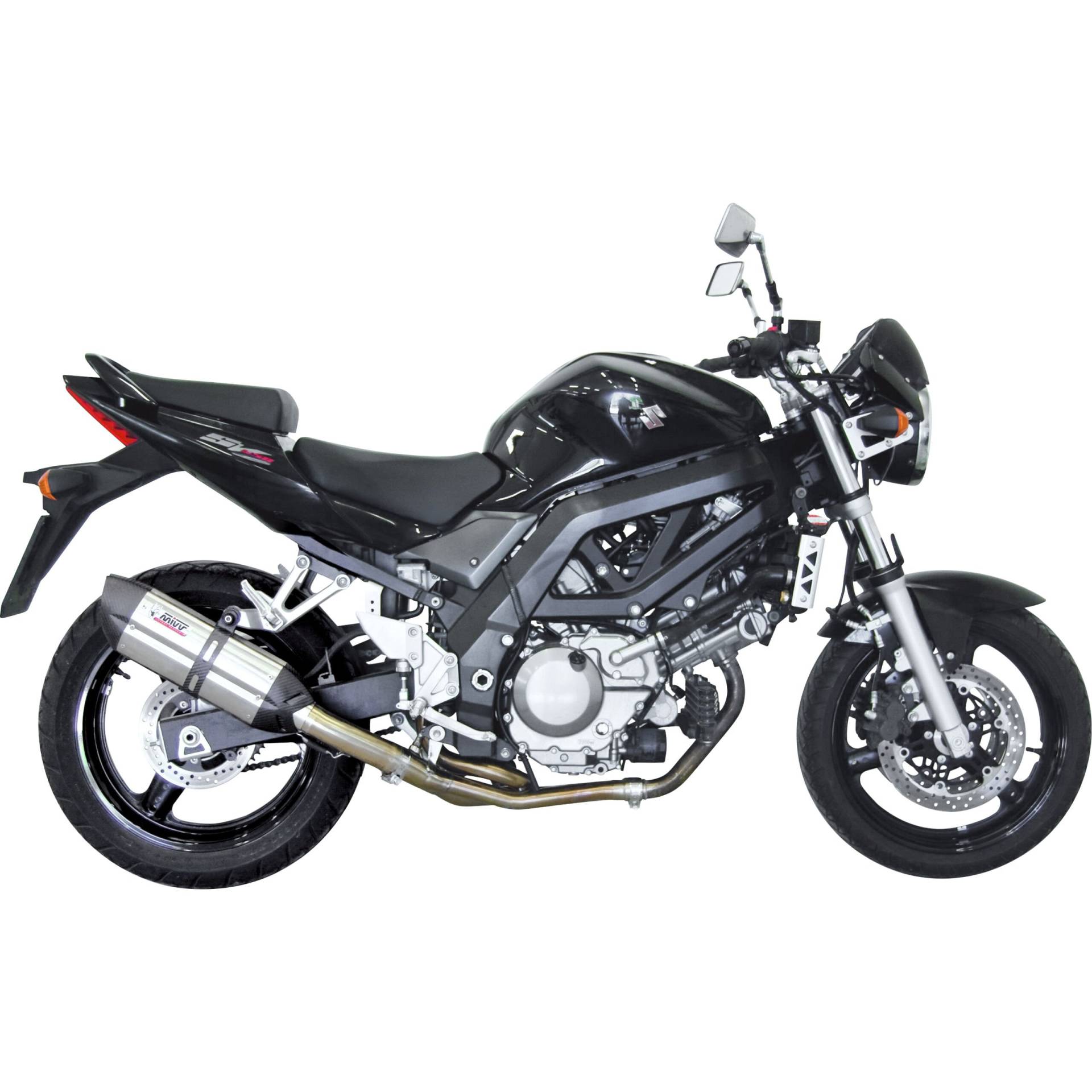 MIVV Suono Auspuff silber S.015.K7 für Suzuki SV 650 /S 2004-2015 von MIVV