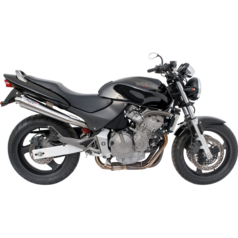 MIVV X-Cone Auspuff silber H.018.LC3 für CB 600 Hornet 1998-2002 von MIVV