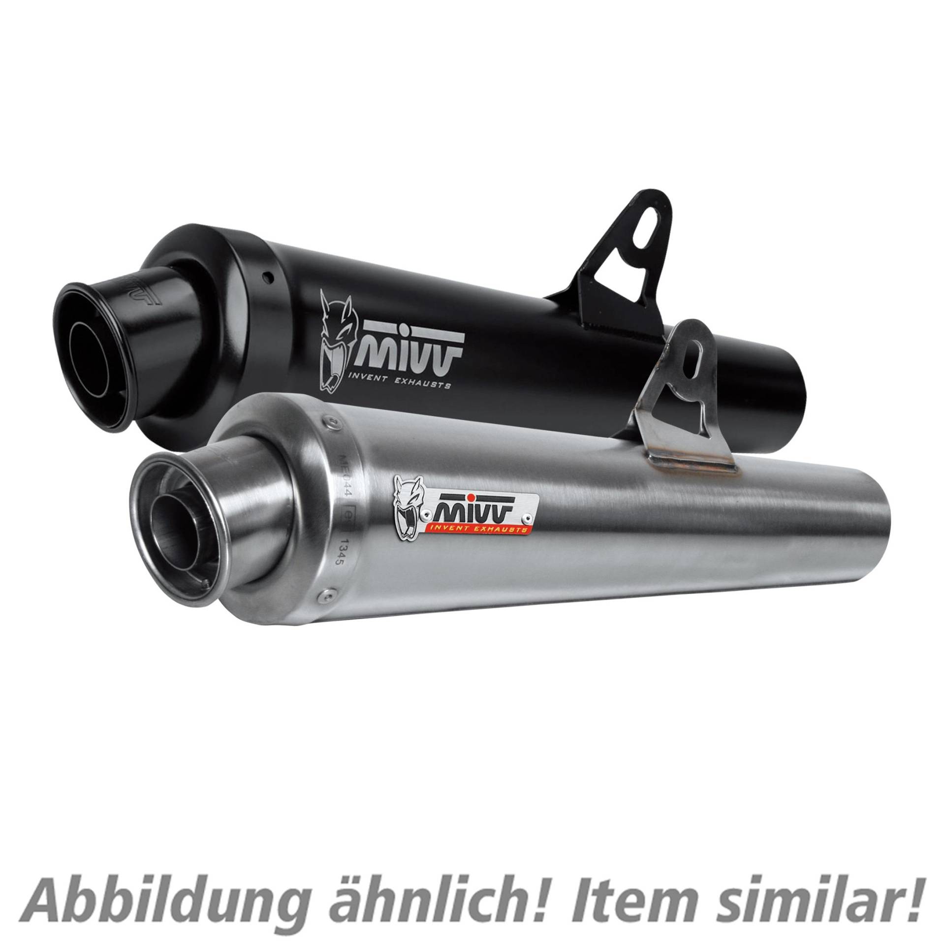 MIVV X-Cone Auspuff silber K.011.LC3 für Kawasaki Z 750 2004-2006 von MIVV