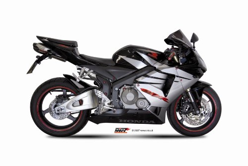 Mivv UH.027.L7 HONDA CBR 600 RR 2005 AUSPUFF SLIP-ON EXHAUST SUONO EDELSTAHL CARBON CAP von MIVV