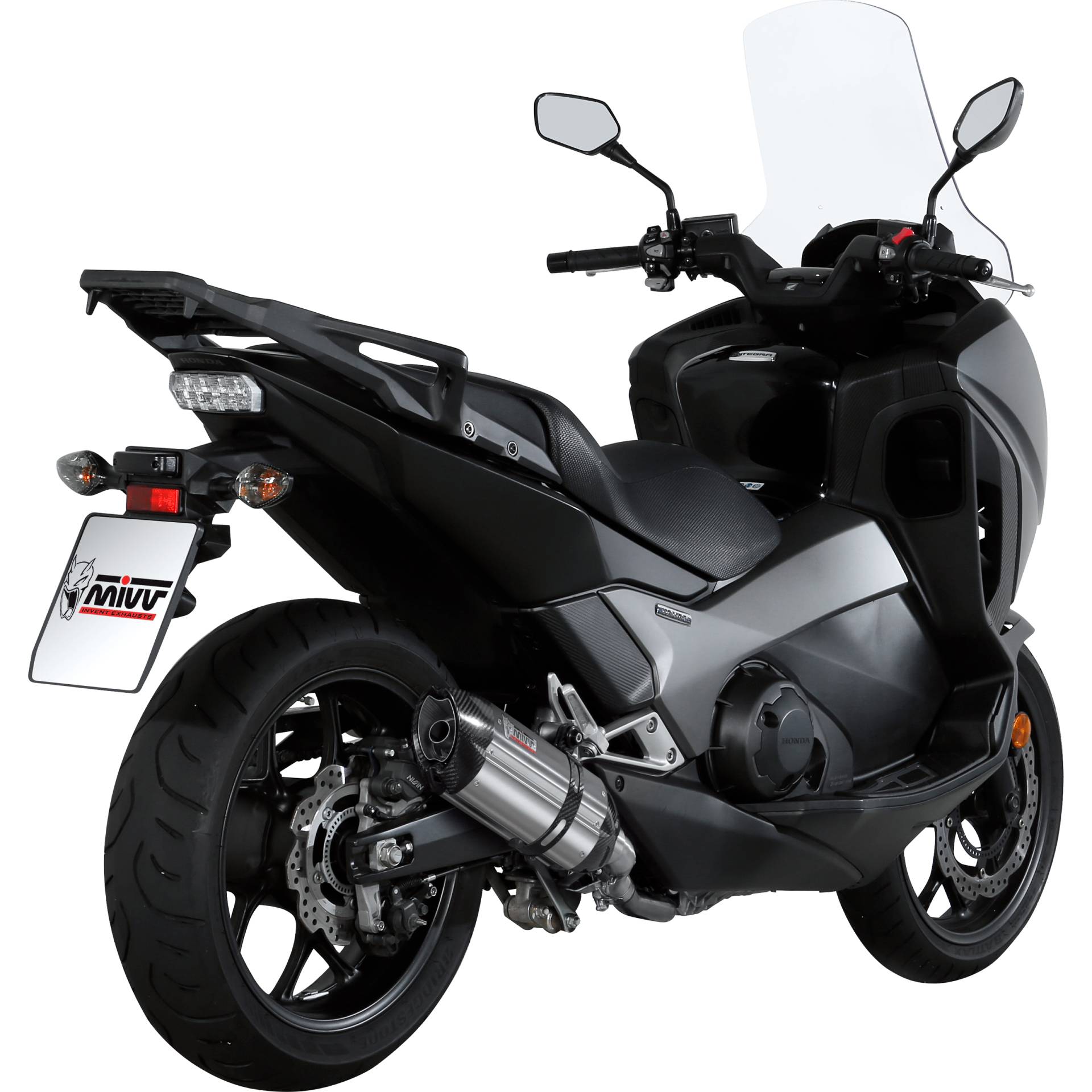 MIVV Suono Auspuff silber H.065.L7 für Honda NC 750 2016- von MIVV