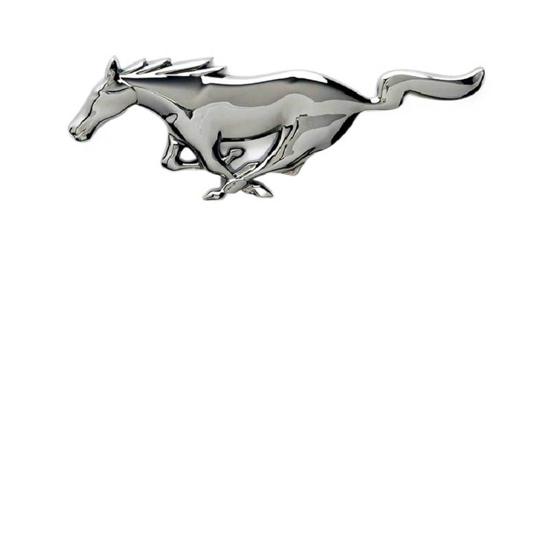 3D-Metall-Autoaufkleber, Running Horse-Logo, Kotflügel-Emblem, Abzeichen, Chrom-Aufkleber, Auto-Styling, Kompatibel Mit Ferrari-Autofenster(Sticker-Gold) von MIXOAE