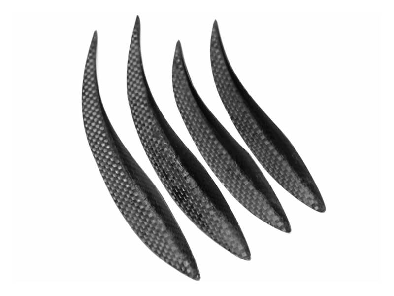 Carbon Fiber Auto Vorderen Stoßfänger Kotflügel Air Vent Seite Shark Fins Canards Trim Modell von MIXOAE