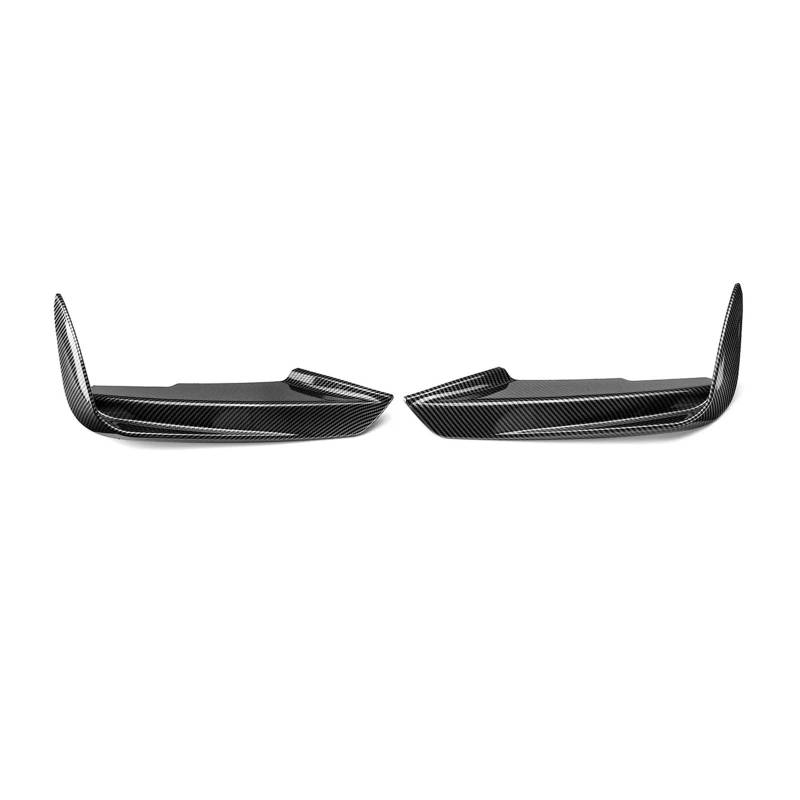 F30 F31 M Sport Frontstoßstange Lippe Splitter Canards Spoiler 1 Paar Auto Nebelscheinwerfer Augenbrauen Rahmen Abdeckung Gitter (Typ B-Karbon-Optik) von MIXOAE