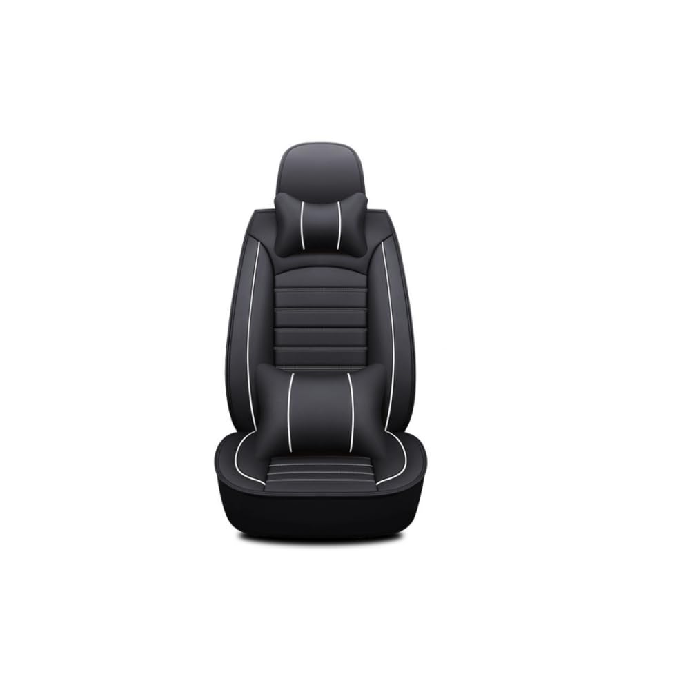 MJHQWE Leder Auto Sitzbezug Set für Benz B class 2012-2019,Vordere Reihe Rücksitz Schutzabdeckungen Auto Interieur Zubehör,Deluxe-D von MJHQWE