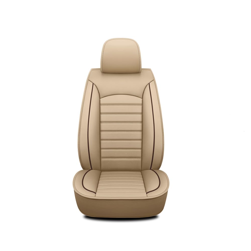 MJHQWE Leder Auto Sitzbezug Set für Benz C class(2door) 2016-2023,Vordere Reihe Rücksitz Schutzabdeckungen Auto Interieur Zubehör,Standard-B von MJHQWE