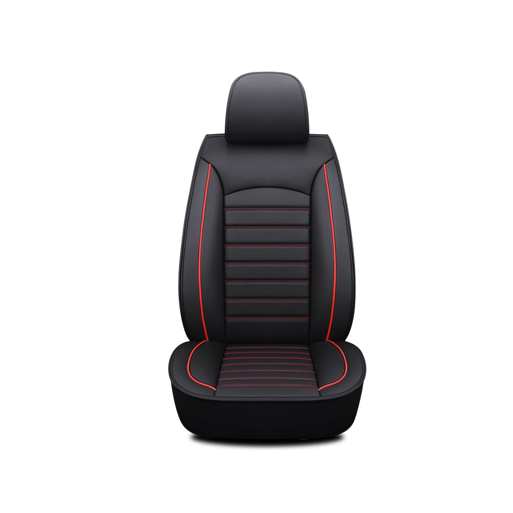 MJHQWE Leder Auto Sitzbezug Set für VW Golf GTI 2016-2023,Vordere Reihe Rücksitz Schutzabdeckungen Auto Interieur Zubehör,Standard-A von MJHQWE