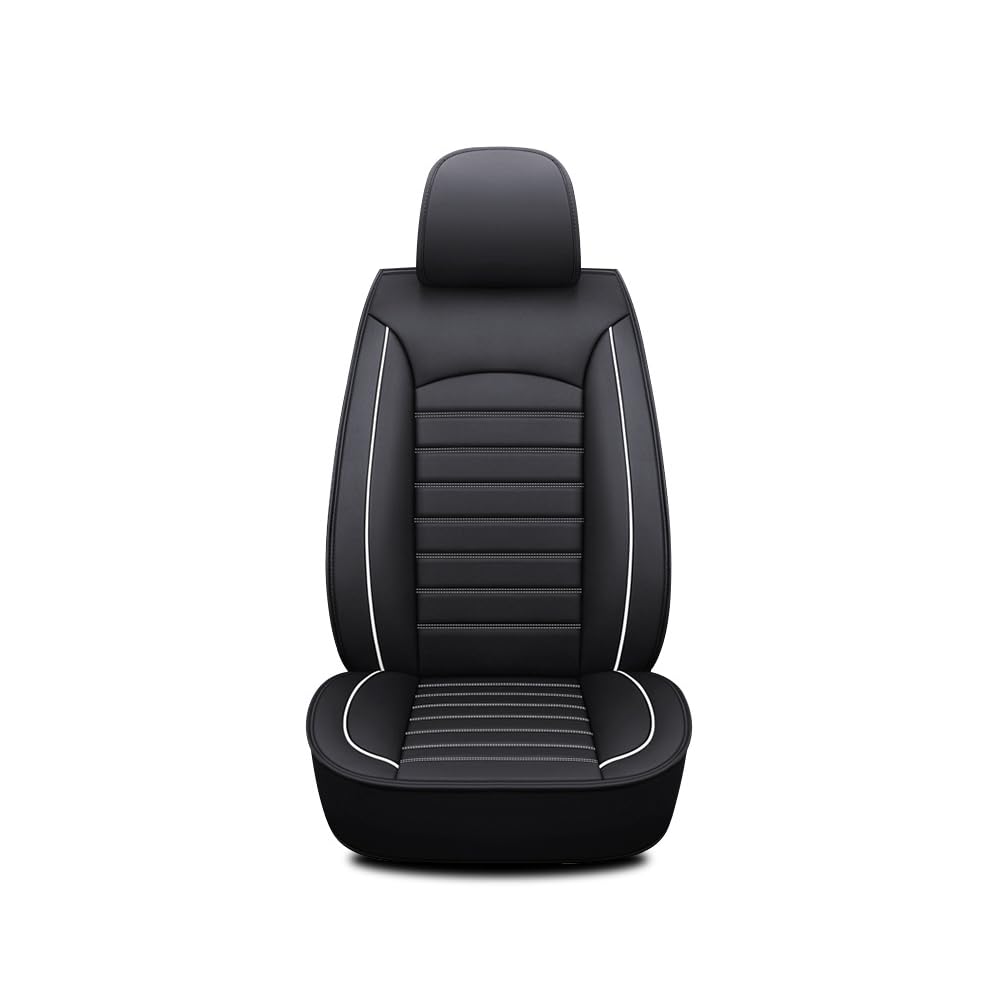 MJHQWE Leder Auto Sitzbezug Set für VW Magotan 2007-2016,Vordere Reihe Rücksitz Schutzabdeckungen Auto Interieur Zubehör,Standard-D von MJHQWE